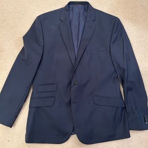 Kenneth Cole New York Blue Sports Coat Blazer Size 44R